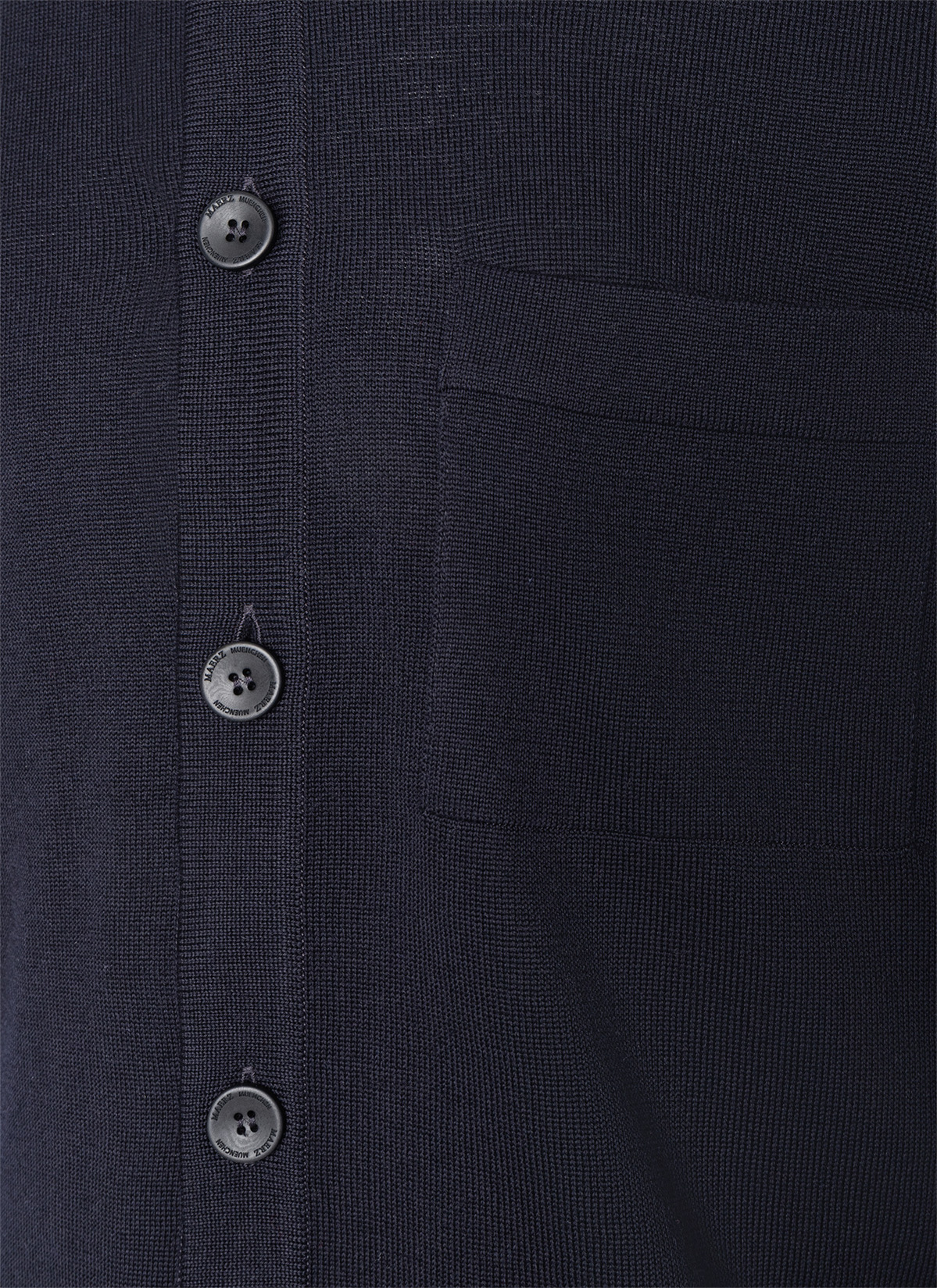 Strickjacke 1/1 Arm, Navy Detailansicht 1