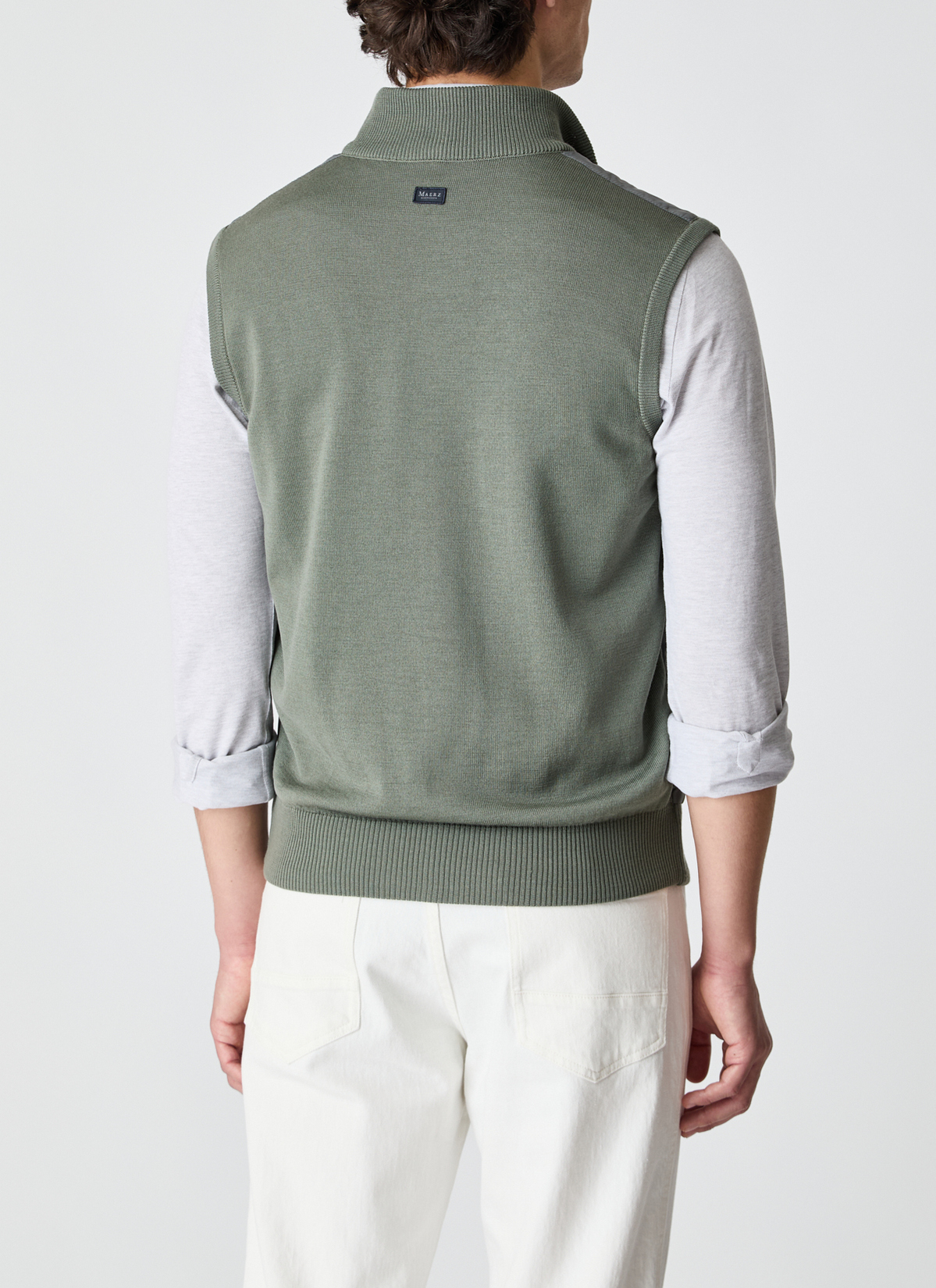 Weste, Foggy Teal Rückansicht