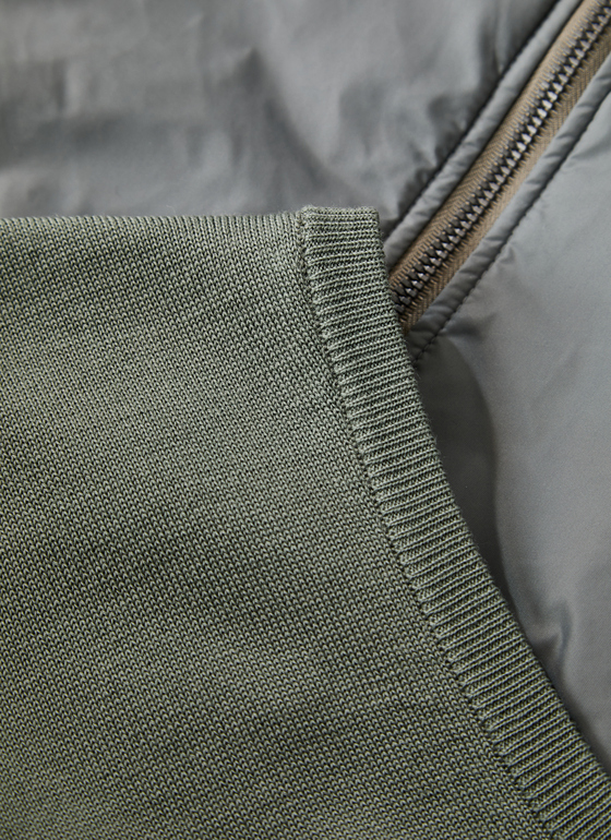 Weste Foggy Teal Frontansicht