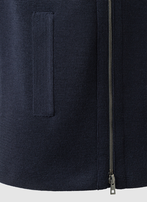 Strickjacke Zip 1/1 Arm width=