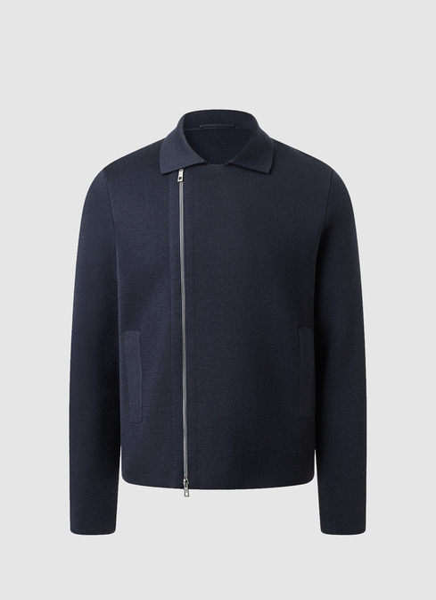 Strickjacke Zip 1/1 Arm width=
