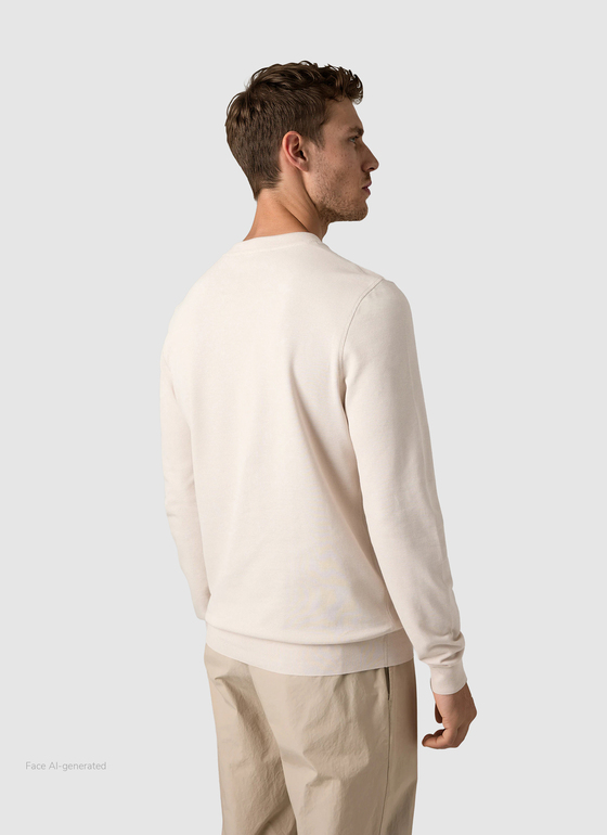 Longsleeve 1/1 Arm Mascarpone Cream Frontansicht