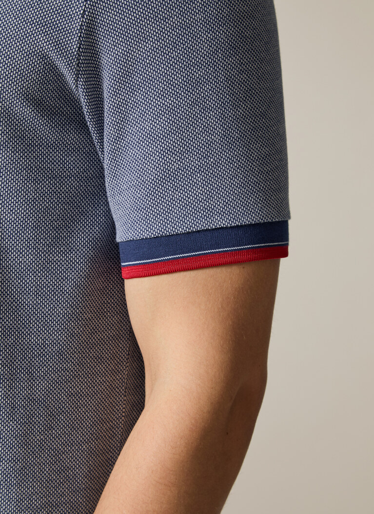 Poloshirt, Deep Sea Detailansicht 2