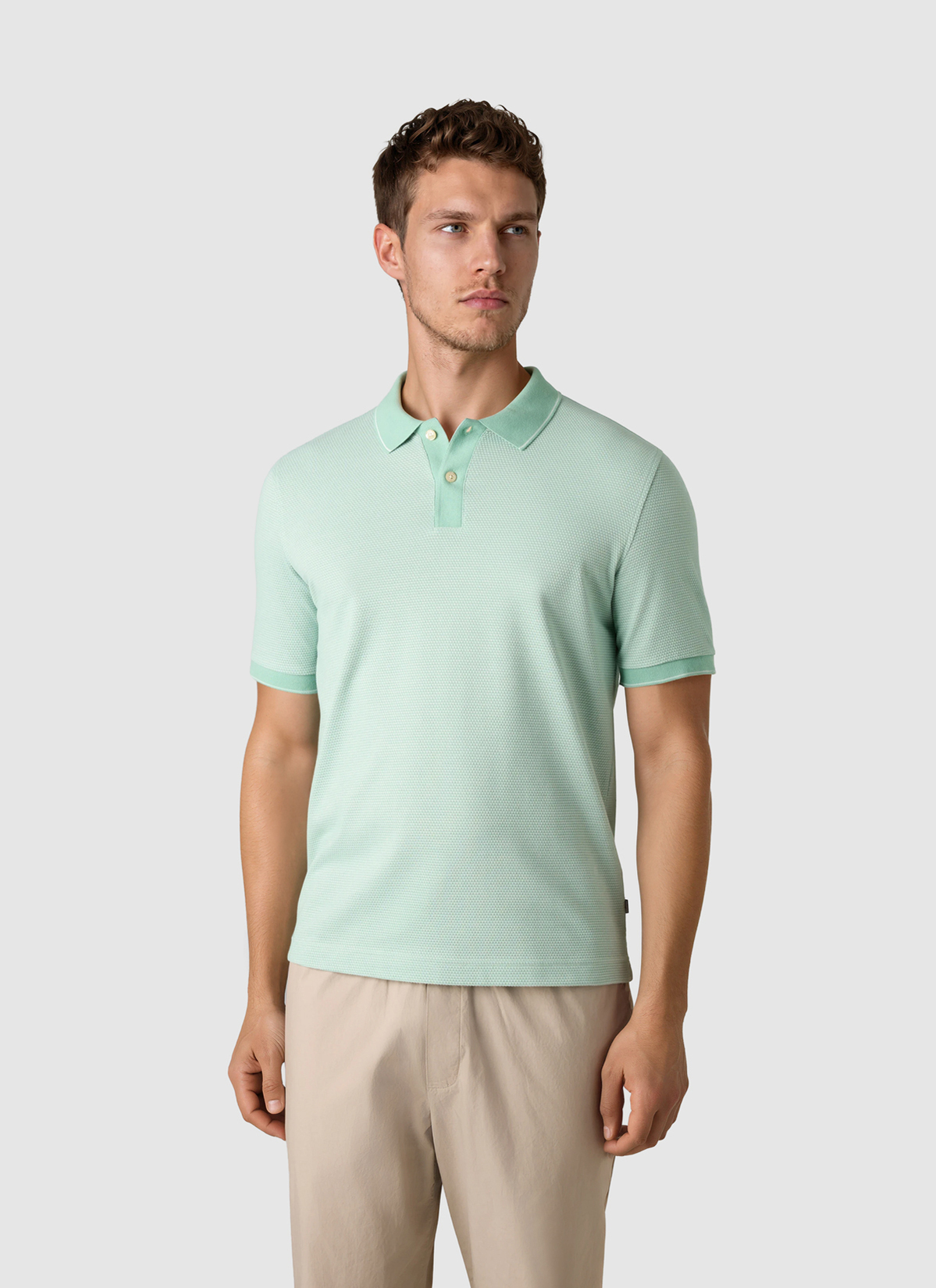 Poloshirt, Sour Apple Frontansicht