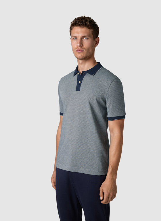 Poloshirt Night Sky Frontansicht