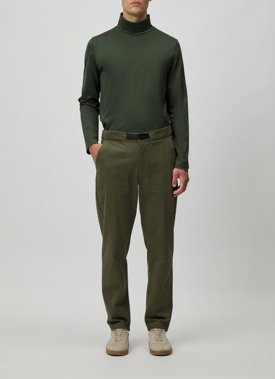 Longsleeve 1/1 Arm Dark Green Frontansicht