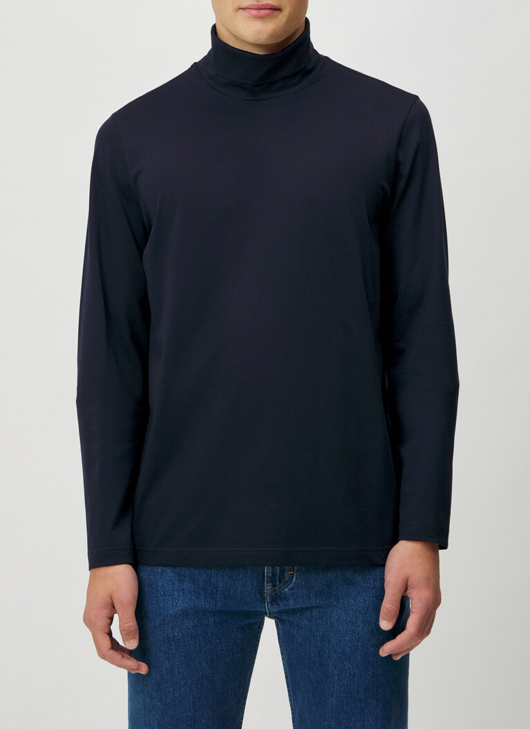 Longsleeve 1/1 Arm, Navy Detailansicht 1