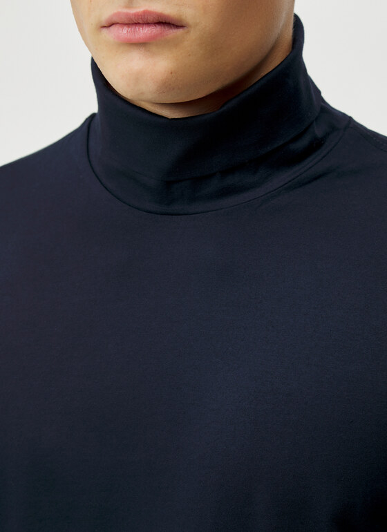 Longsleeve 1/1 Arm Navy Frontansicht