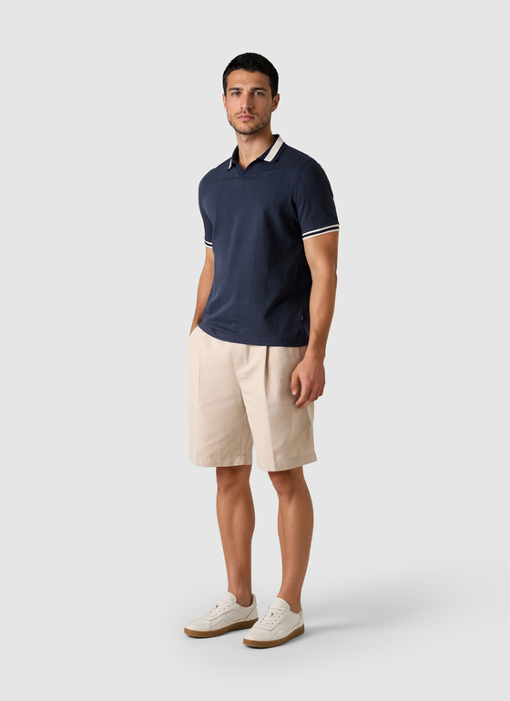 Poloshirt Dawn Blue Frontansicht