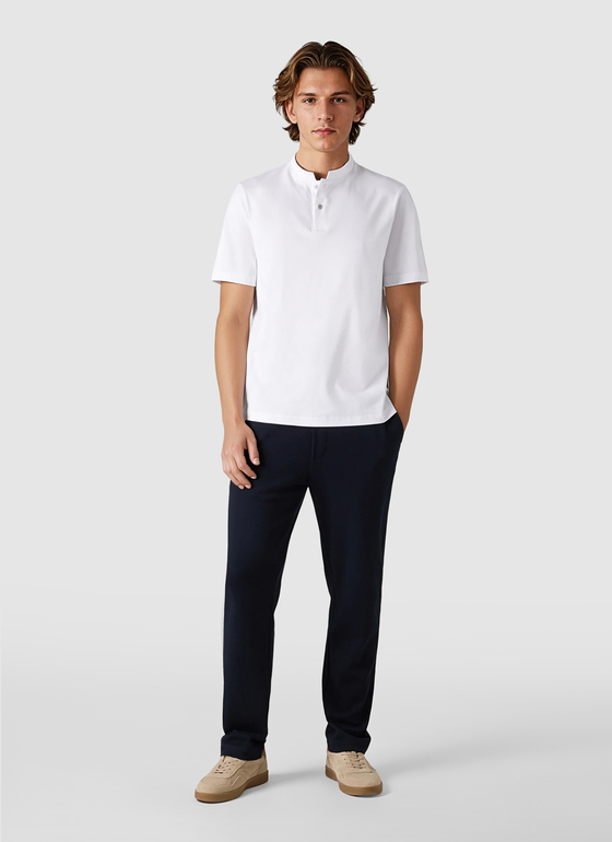 Henley Pure White Frontansicht