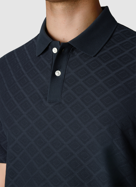 Poloshirt Navy Frontansicht