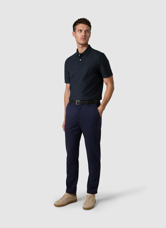 Poloshirt Navy Frontansicht