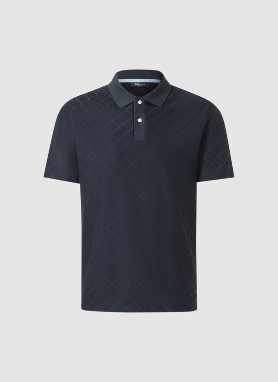 Poloshirt Navy Frontansicht