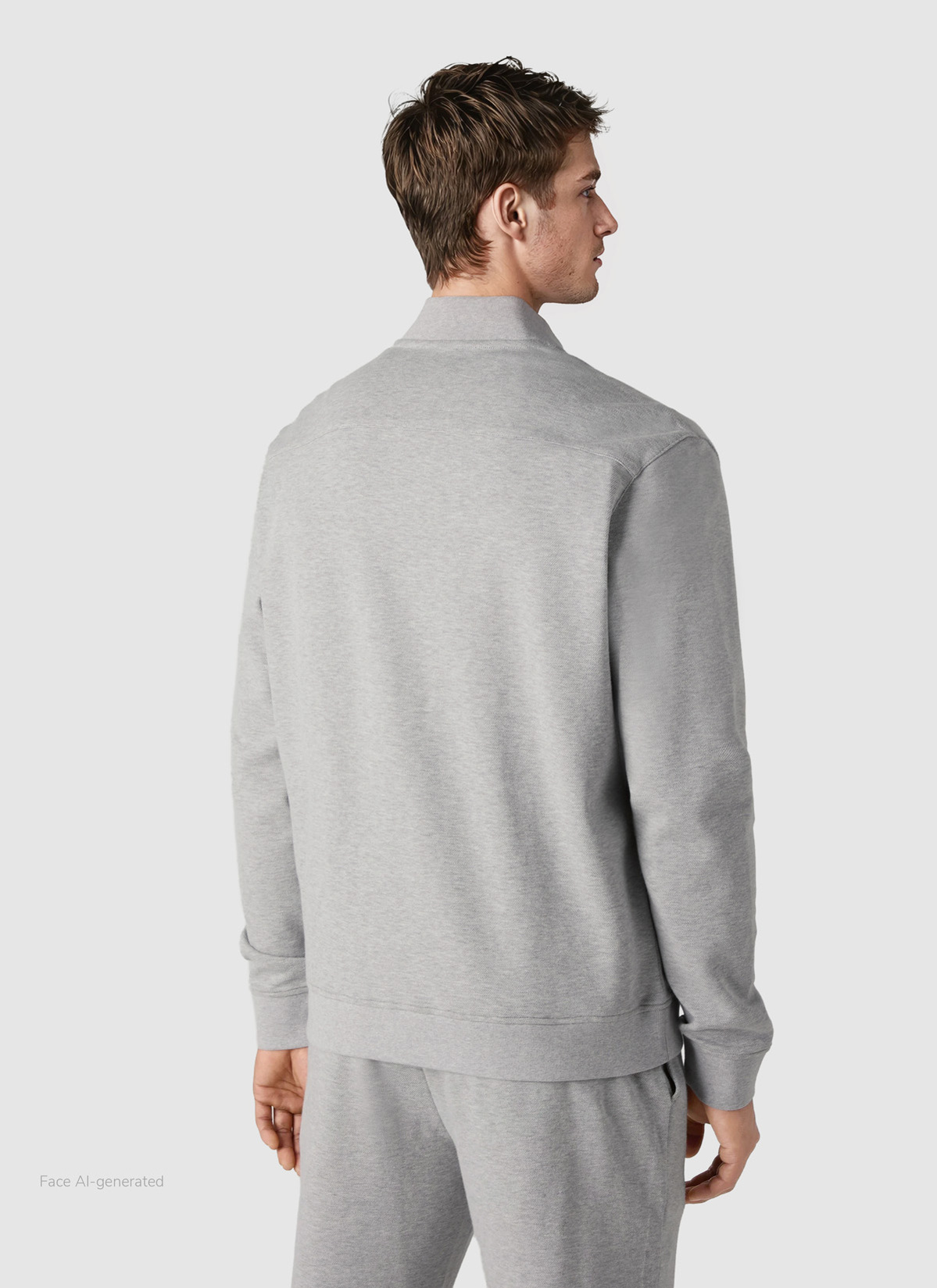 Jacke Wirk, Clear Silver Rückansicht