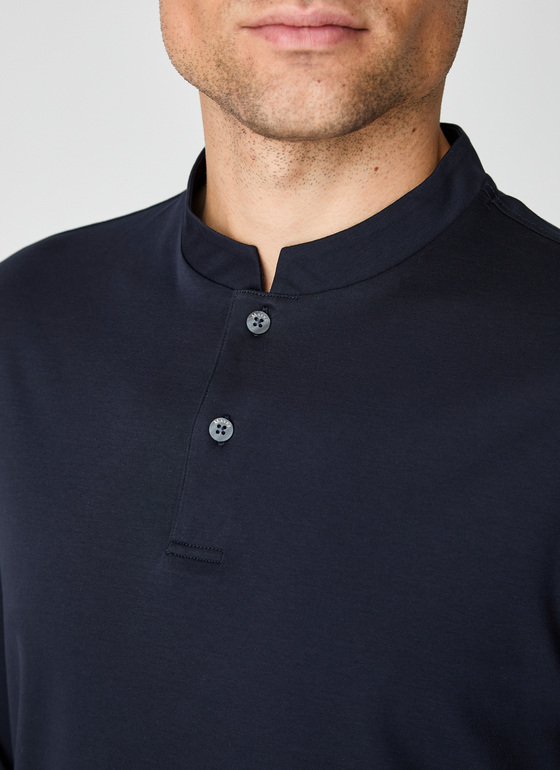 Longsleeve 1/1 Arm Navy Frontansicht