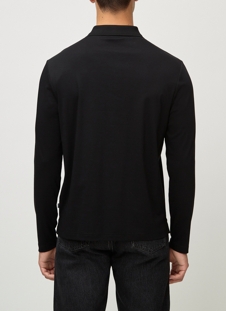 Poloshirt, Black Rückansicht