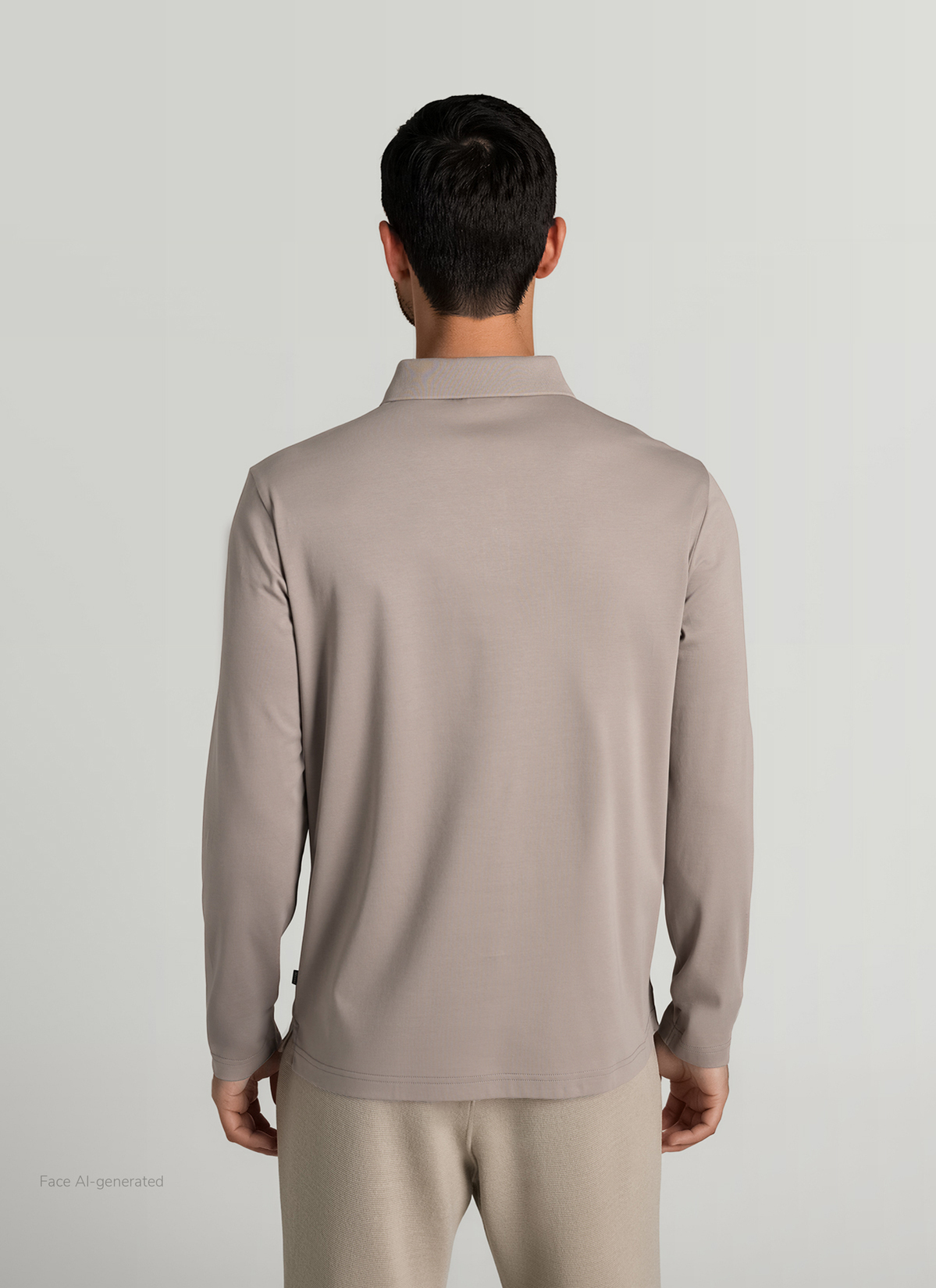 Poloshirt 1/1 Arm, Cedar Wood Rückansicht