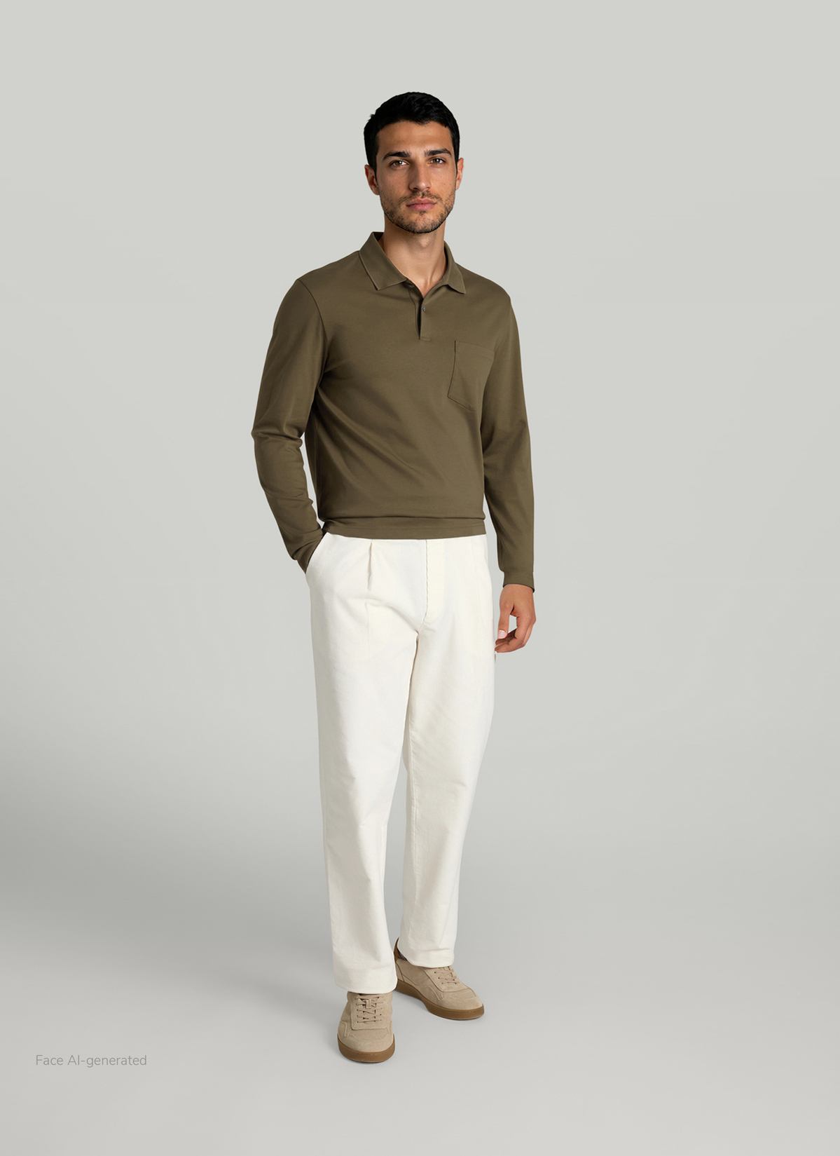 Poloshirt 1/1 Arm, Fresh Herbs Detailansicht 2