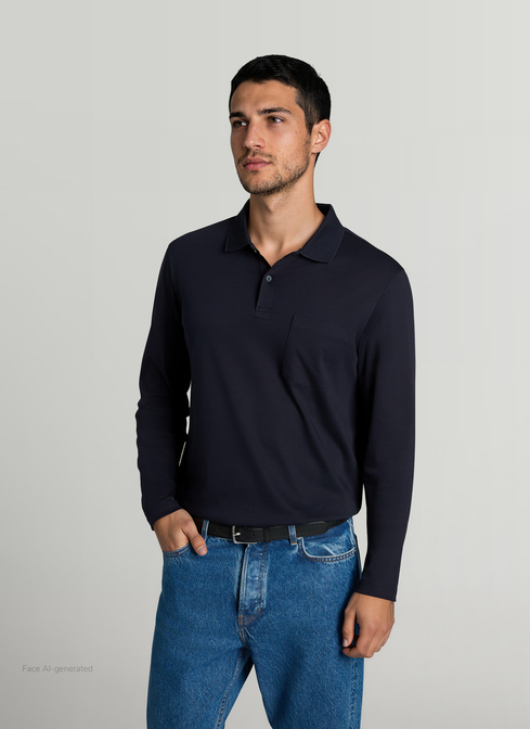 Poloshirt 1/1 Arm width=