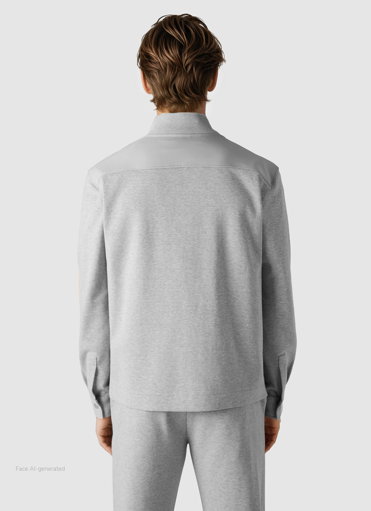 Jacke Wirk, Clear Silver Rückansicht