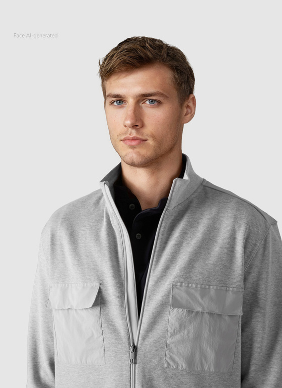 Jacke Wirk Clear Silver Frontansicht