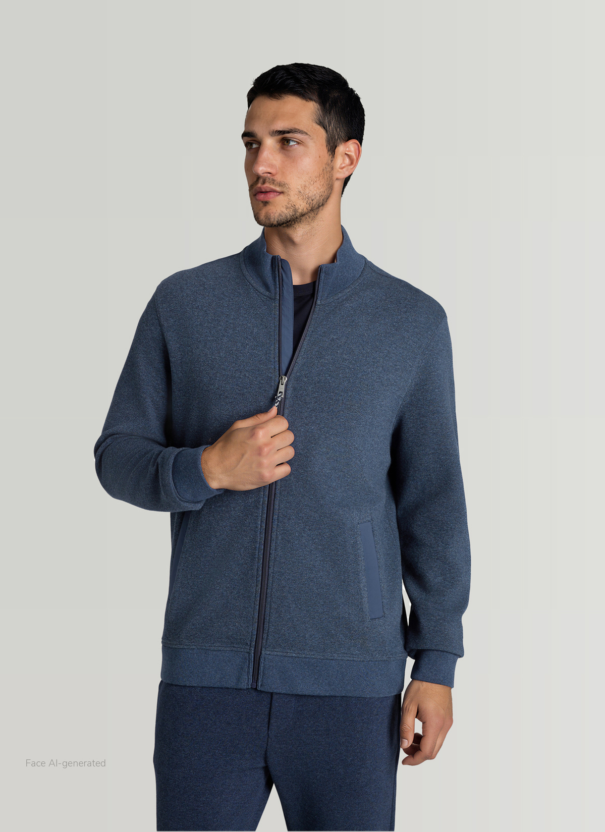 Jacke Wirk, Nimes Blue Detailansicht 2