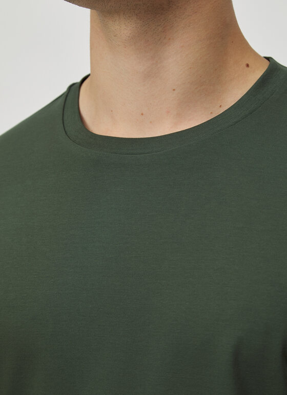 Longsleeve 1/1 Arm Dark Green Frontansicht