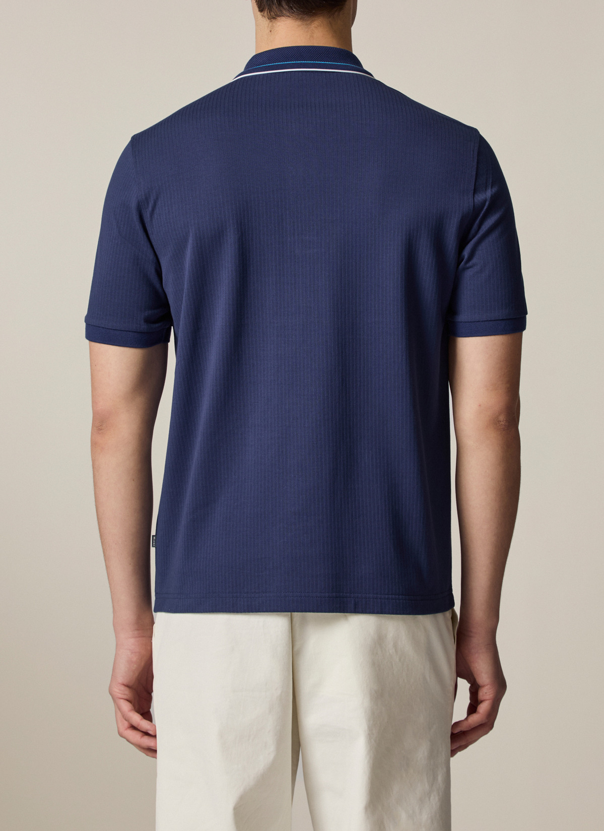 Poloshirt, Deep Sea Rückansicht