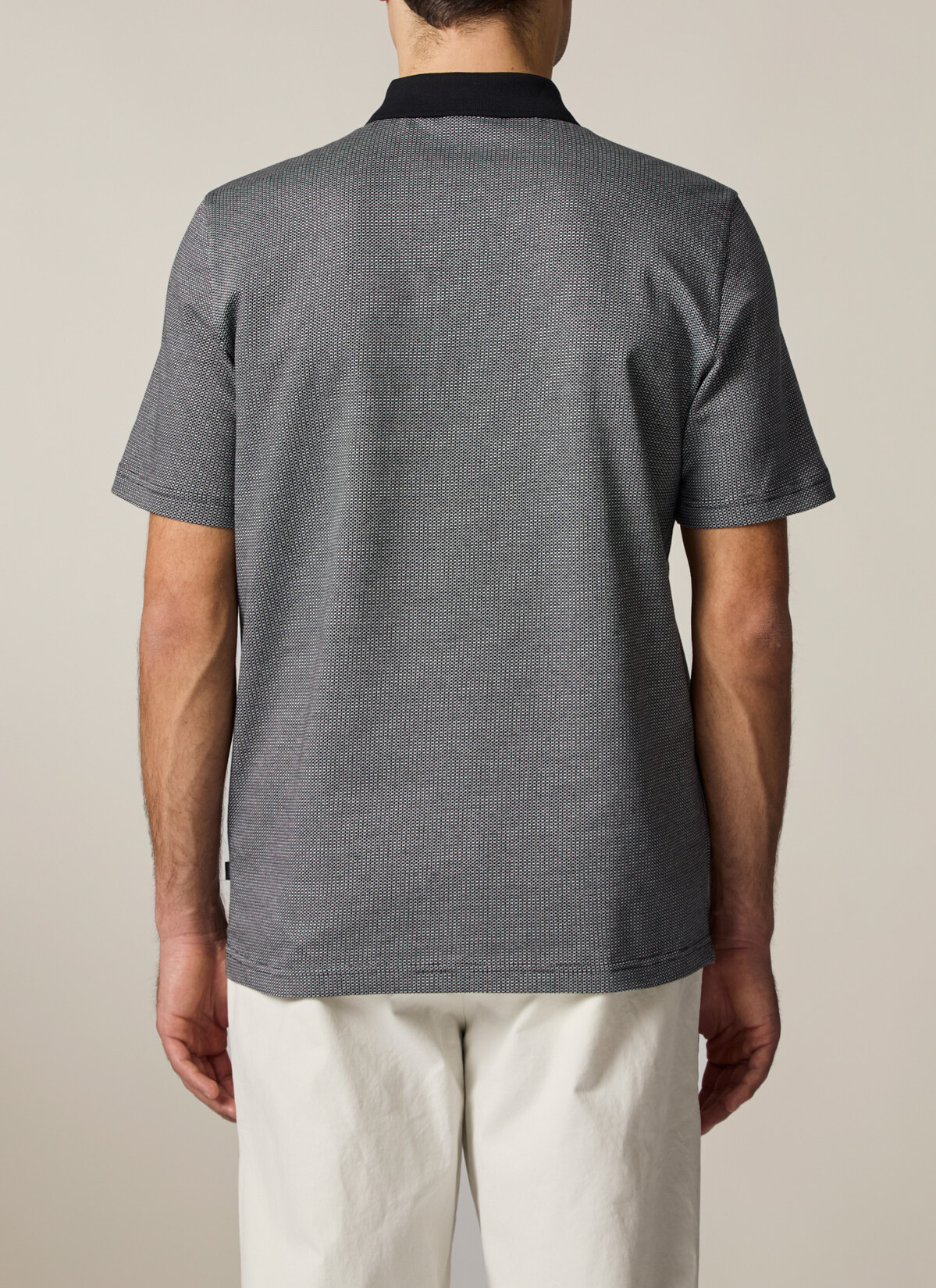 Shirt Polohemd, Black Rückansicht
