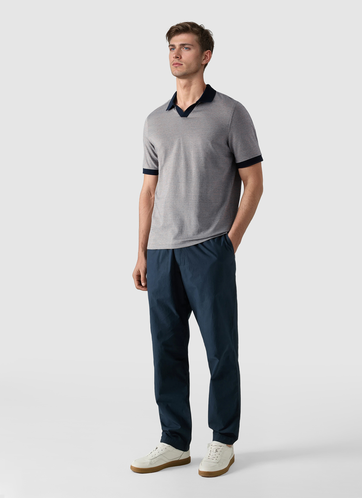 Poloshirt, Frappuccino Detailansicht 2