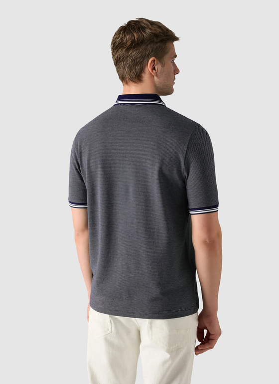 Poloshirt Dawn Blue Frontansicht