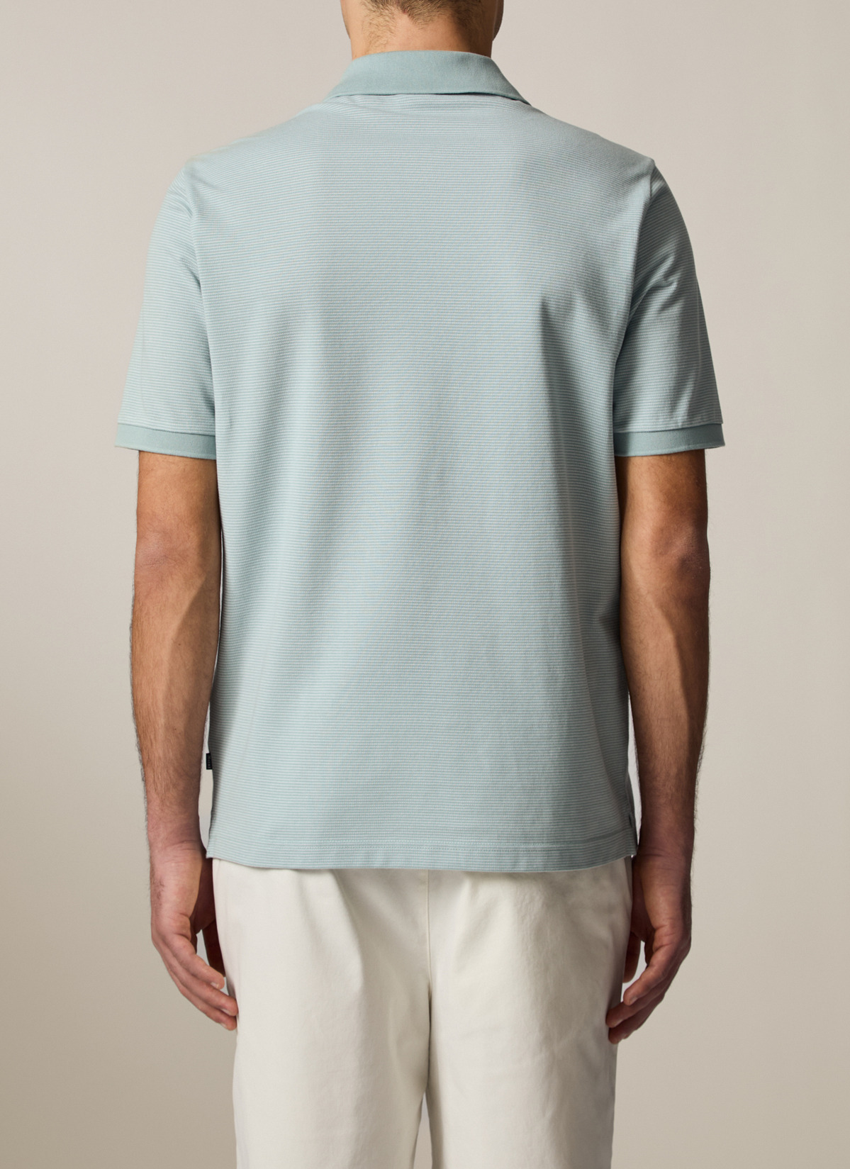 Poloshirt, Iced Mint Rückansicht