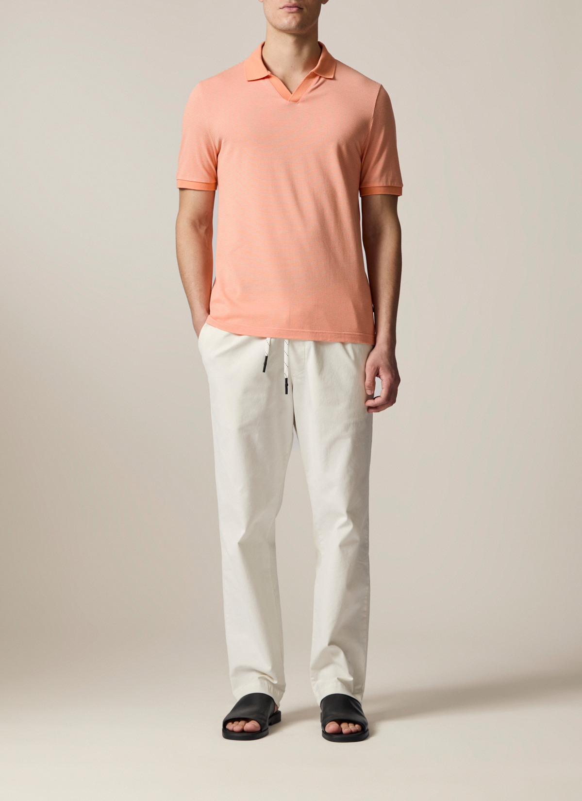 Poloshirt, Fresh Papaya Detailansicht 2