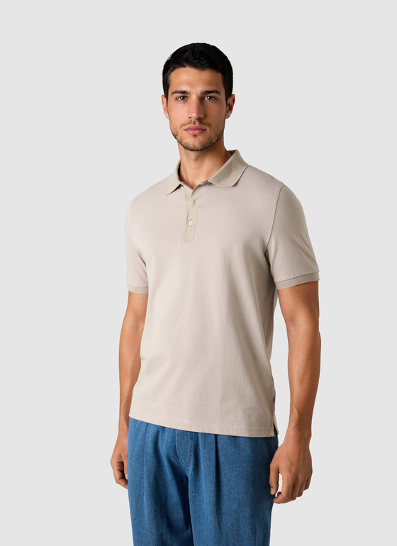 Poloshirt Frappuccino Frontansicht