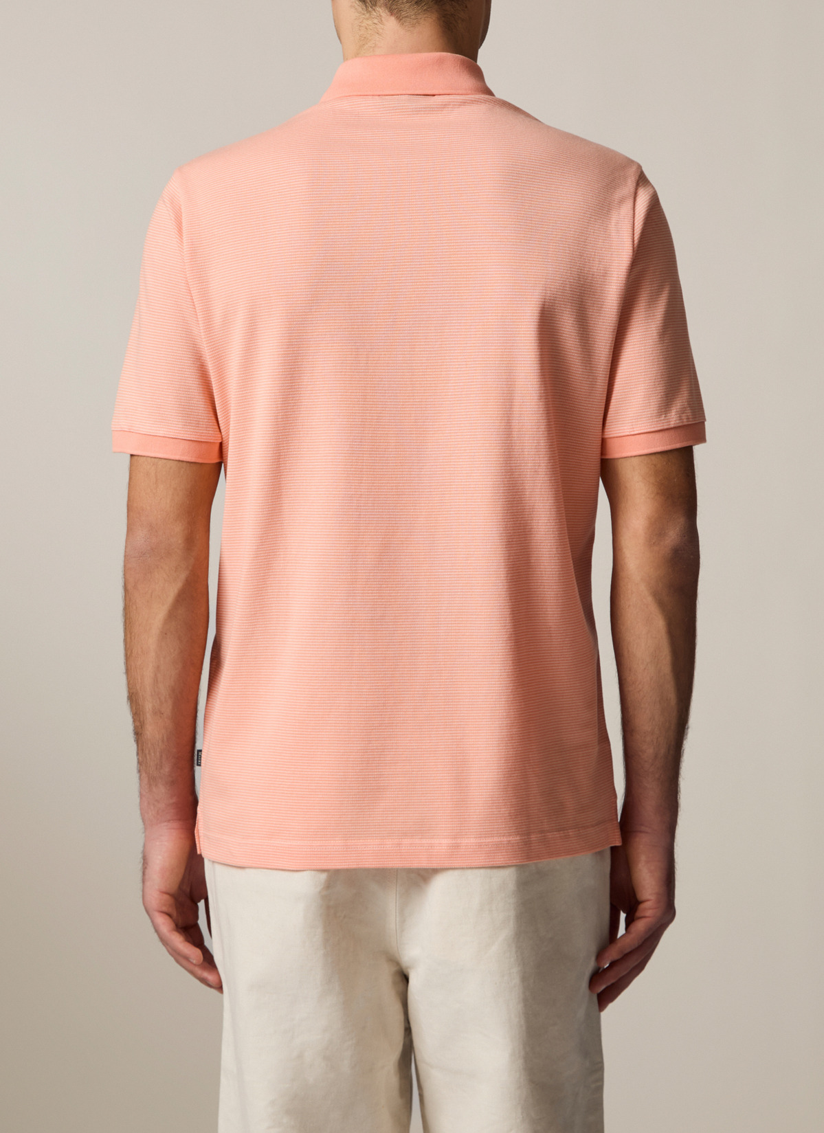 Poloshirt, Fresh Papaya Rückansicht