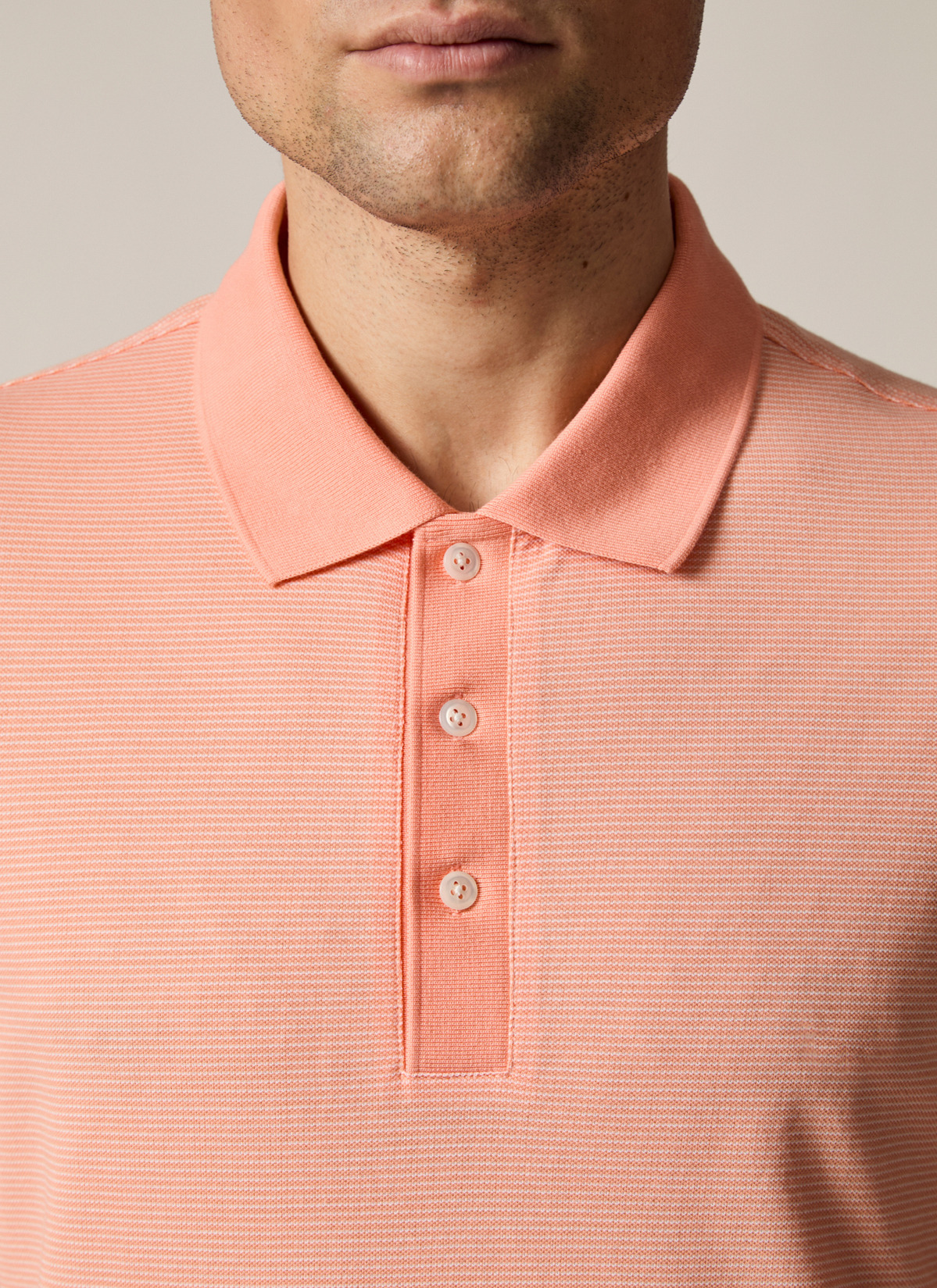 Poloshirt, Fresh Papaya Detailansicht 2