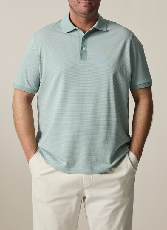 Poloshirt Iced Mint Frontansicht