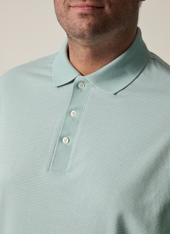 Poloshirt Iced Mint Frontansicht