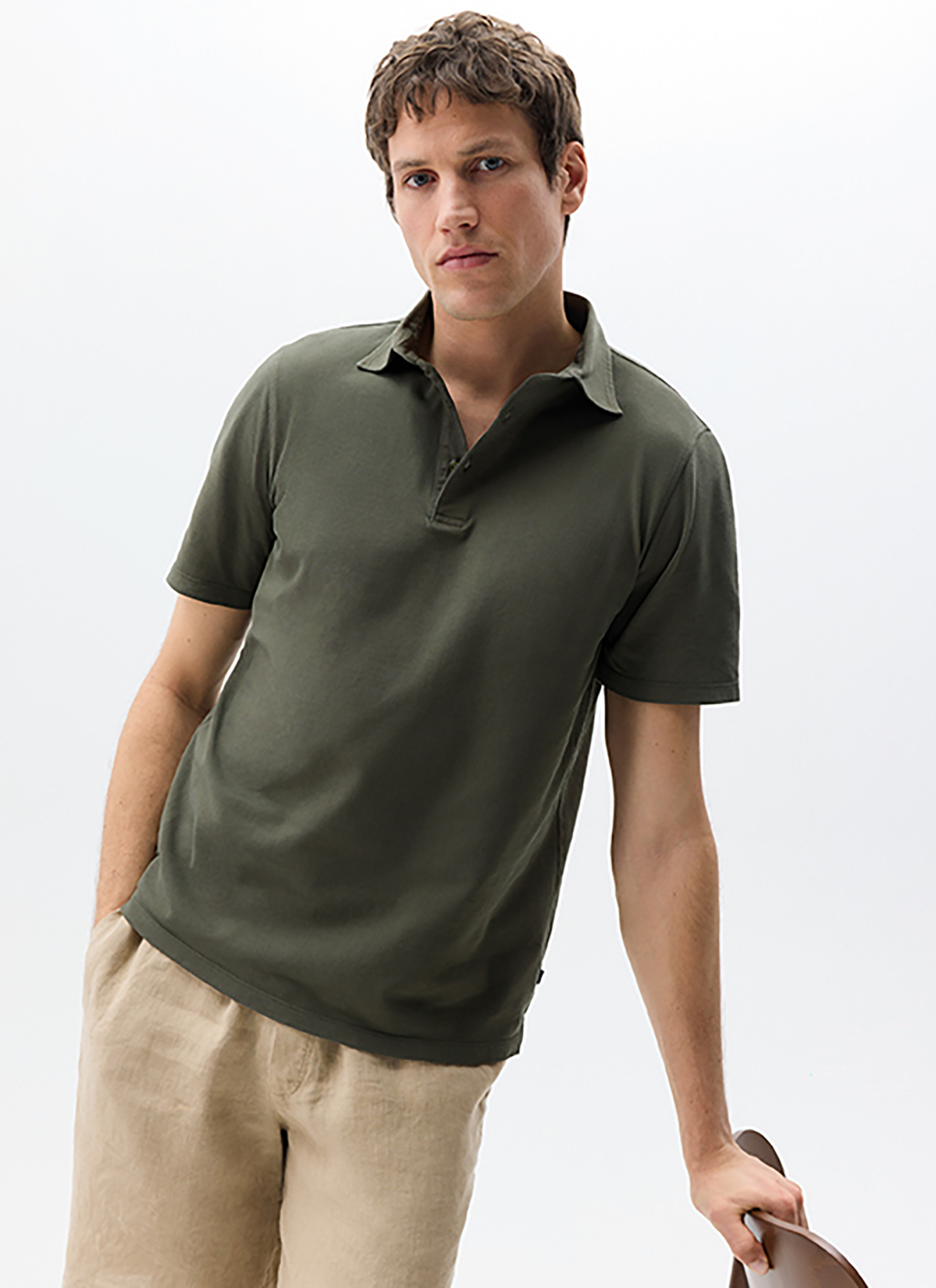 Poloshirt, Grape Leaf Frontansicht