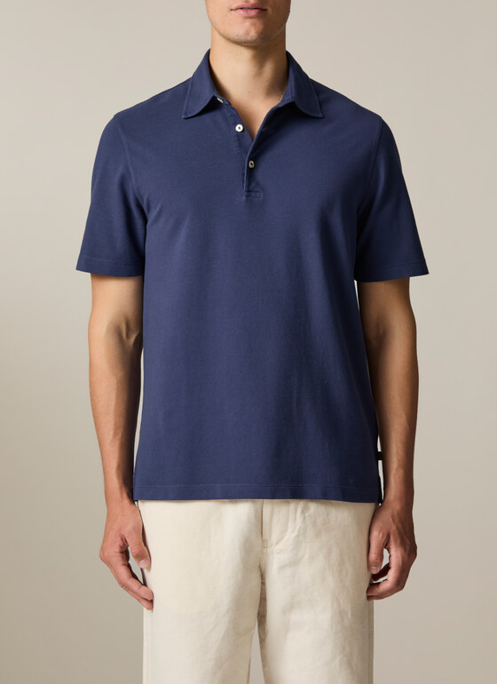 Poloshirt Deep Sea Frontansicht