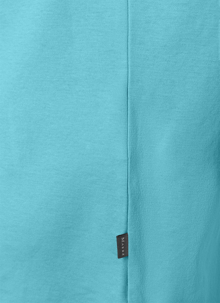 Poloshirt, Knopf 1/2 Arm, Fresh Aqua Detailansicht 1