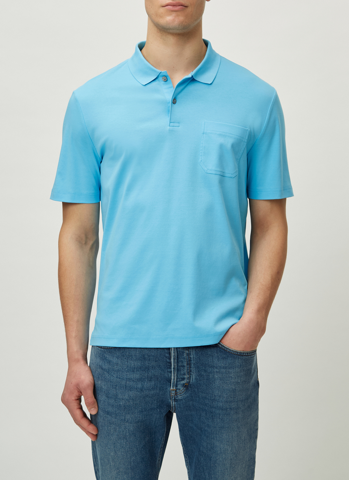 Poloshirt, Wave Ride Frontansicht
