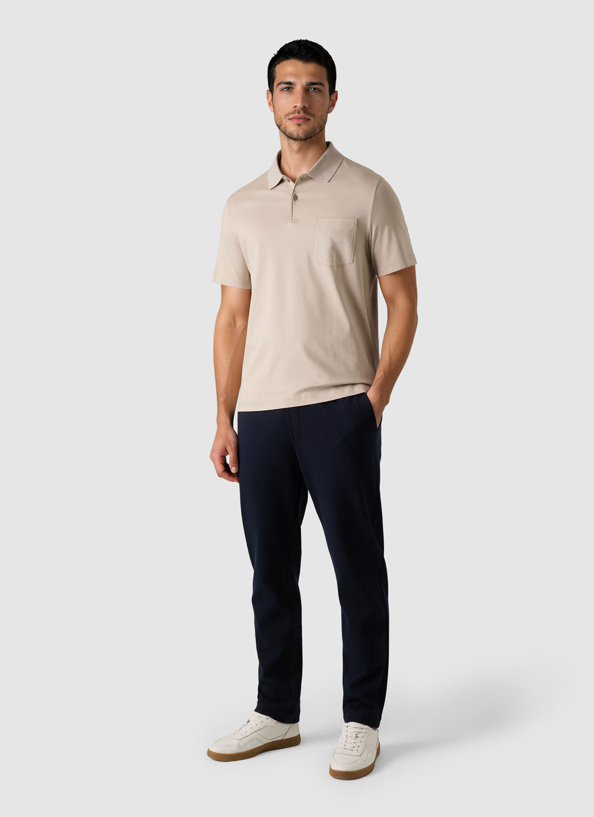 Poloshirt, Frappuccino Detailansicht 2