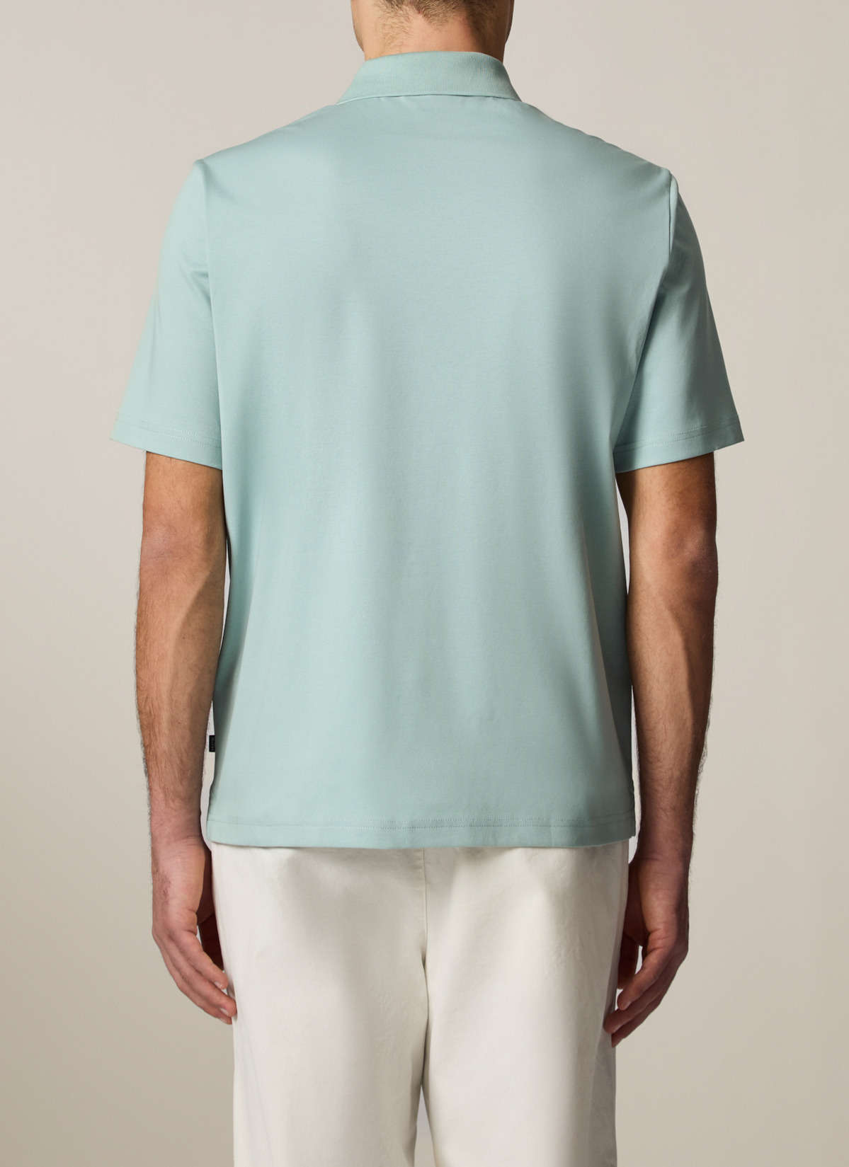 Poloshirt, Iced Mint Rückansicht