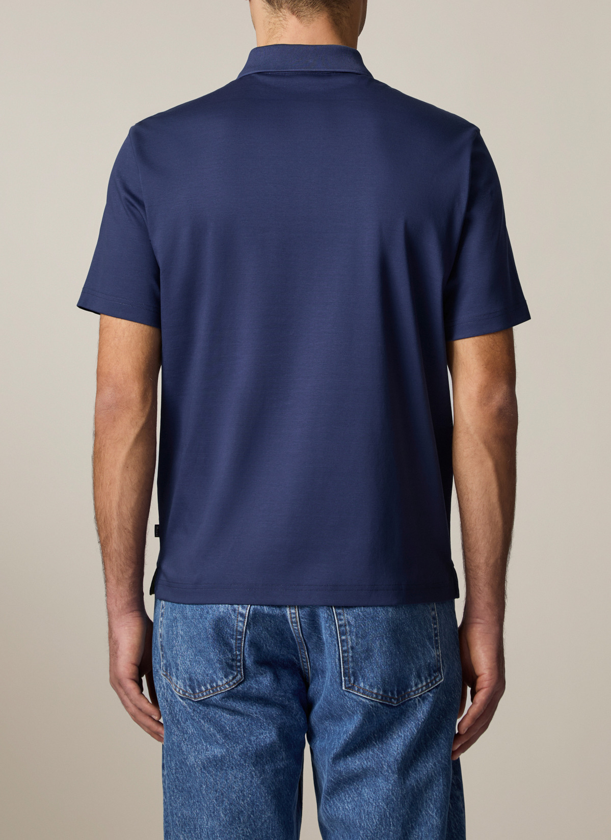Poloshirt, Deep Sea Rückansicht