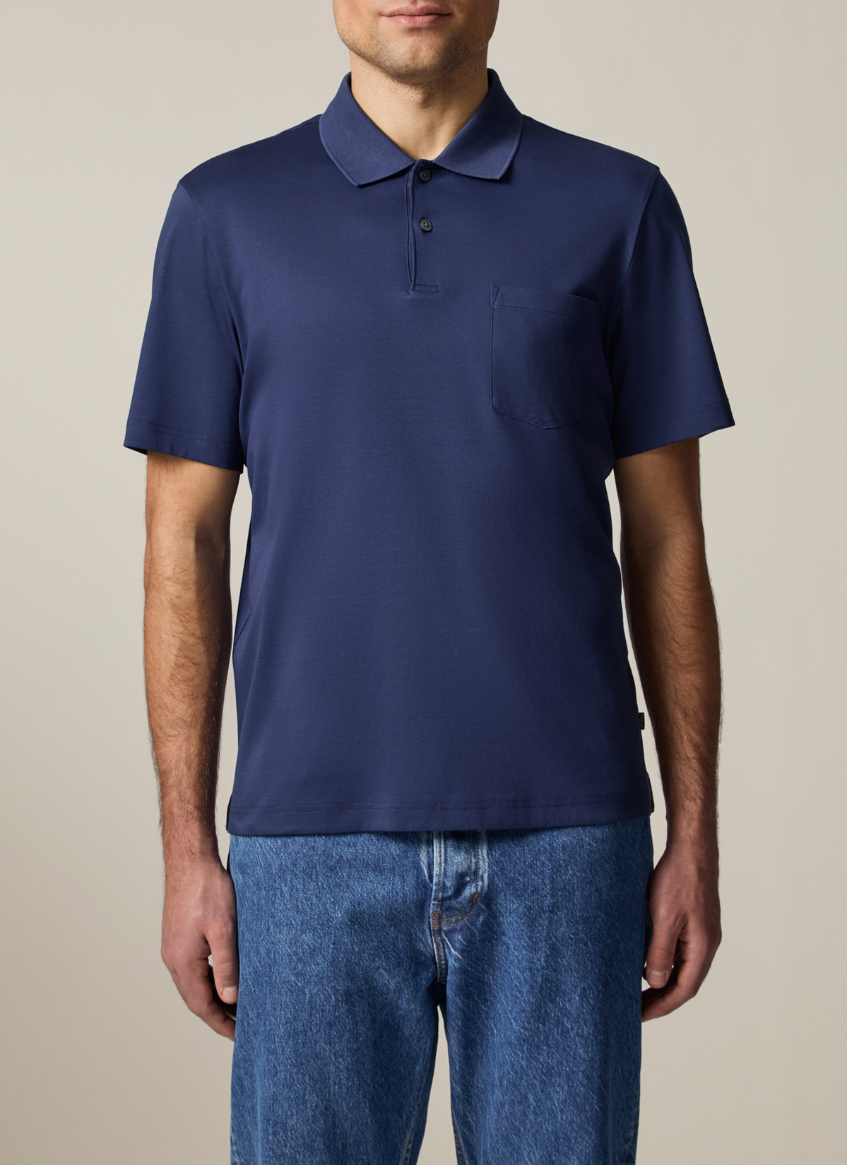 Poloshirt, Deep Sea Detailansicht 1