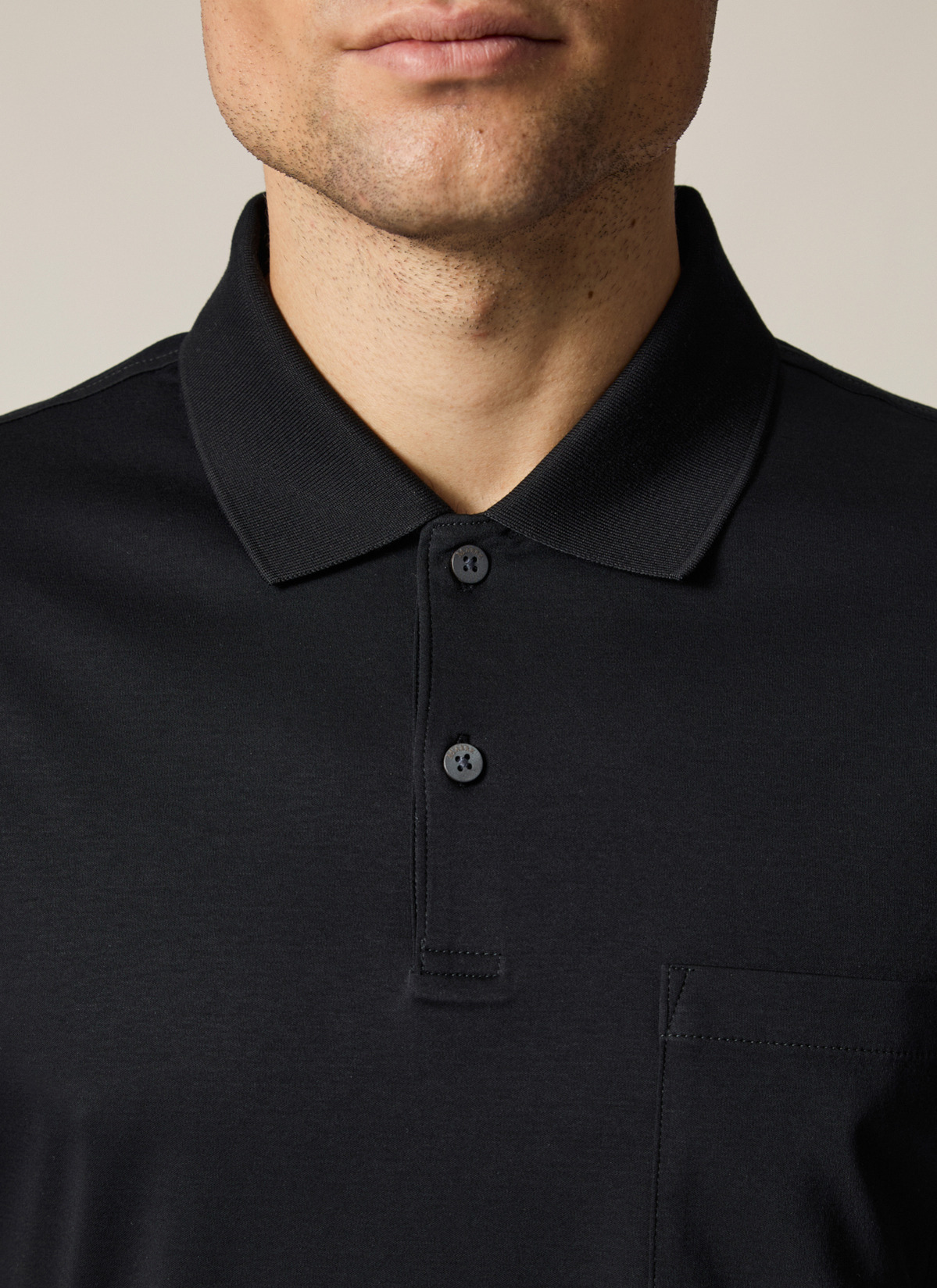 Poloshirt, Black Detailansicht 2