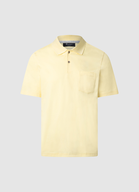 Poloshirt Light Yellow Frontansicht