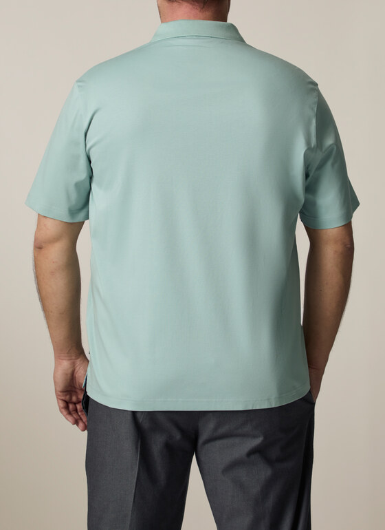 Poloshirt Iced Mint Frontansicht