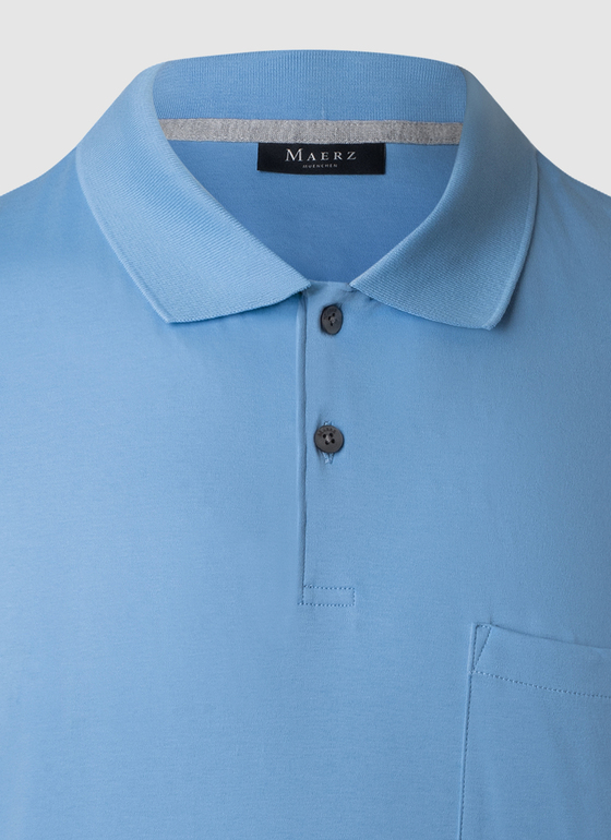 Poloshirt Blue Sky Frontansicht